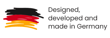 Designed, developed and made in Germany